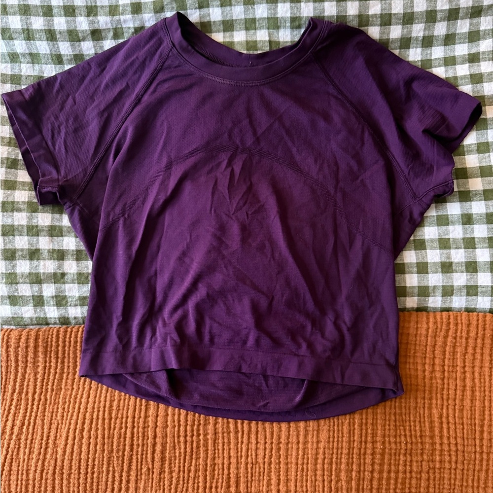 Lululemon Swiftly Tech Cropped Short Sleeve Shirt 2.0